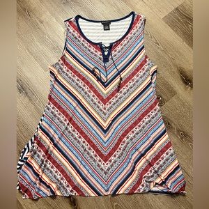 New Directions sleeveless tunic size large